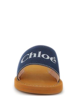 Blue leather flip-flops CHLOE' KIDS | C20507859